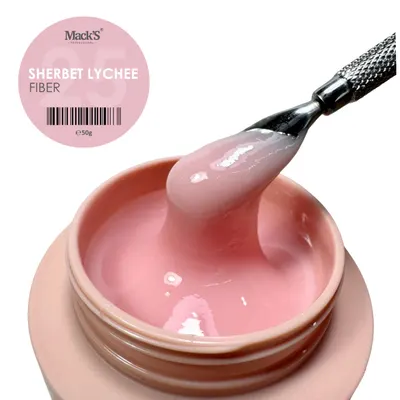 Gel Uv Constructie Fiber Sherbet Lychee 25 Mack's 50g