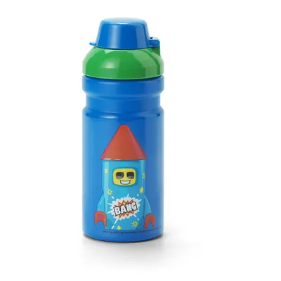 Sticlă pentru copii albastră 390 ml Rocket – LEGO®