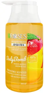 Nature of Agiva RosesGel de duș hidratant Body Bomb, cu pompă , 300 ml