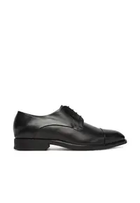 Pantofi barbati piele naturala - negru - model P-Winslow 001