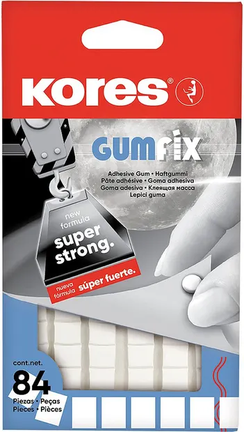 Gumă de lipit Kores - Gumfix Tack, 84 buc