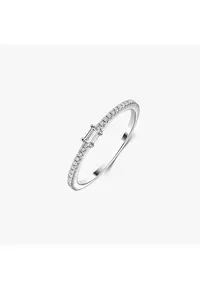 Inel din aur alb Celeste – Diamante
