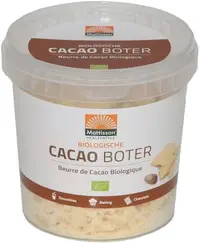 Organic Cacao Butter, 300 g, Mattisson Healthstyle