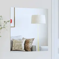 vidaXL Ogledna de perete Pătrat 60 x 60 cm sticlă securizată