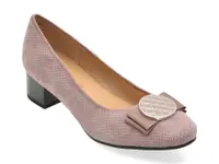 Pantofi eleganti KARISMA mov, JI60016, din piele intoarsa