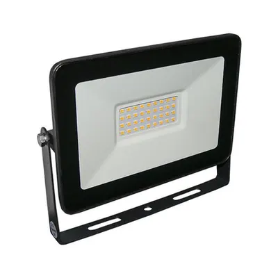 Proiector slim negru cu LED 30W 30W lumina rece 2650lm L 200mm W 160mm h 30mm