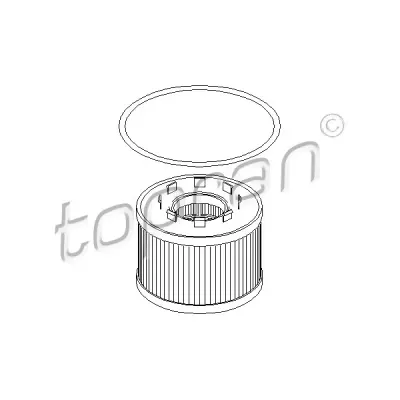 Filtru ulei TOPRAN 301 760