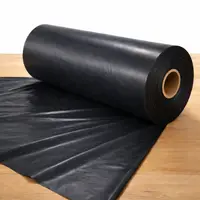 Folie construcții 150 microni, 6 m lățime , neagră - Rolă aprox. 50kg ( 60ml 365mp)