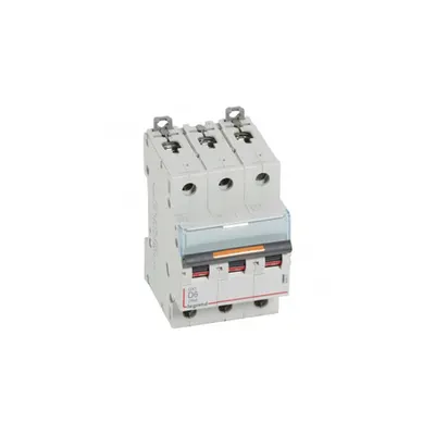 Siguranta automata MCB - DX³ - 25 kA - 3P 400 V~ - 6 A - D curba