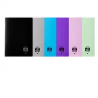 Caiet A4 80 file coperta plastic Atinge Excelenta dictando, roz/mov/lila/alb