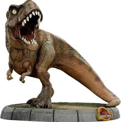 Figurină Iron Studios Movies: Jurassic Park - T-Rex, 14.8 cm