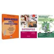 Pachet Bacalaureat 2026. Limba si literatura romana, Matematica M1 Teste si Biologie pe intelesul tuturor clasele 9-10