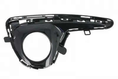 Acoperire bara fata Dreapta (cu gauri pentru lampa de ceata, negru lucios) potrivit TOYOTA YARIS, YARIS HATCHBACK 12.10- 04.17