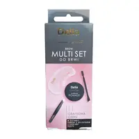Kit pentru Sprancene Delia, 1.1 Graphite Black