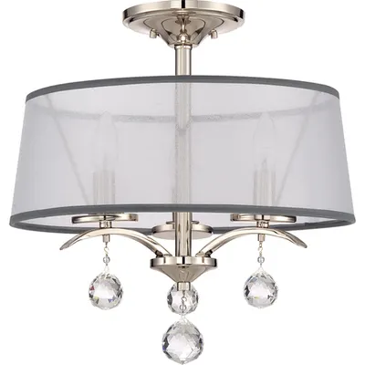 Plafoniera Whitney 3 Light Semi Flush/Pendant