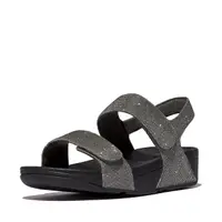 FITFLOP Lulu Adjustable Shimmerlux Back-Strap Sandals TIN 36