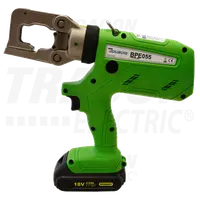 Presa hidraulica electrica pt.papuci,in geanta de transport D55E 10-185mm2, 3250g, 55kN, 180°, Li-ion, 18V, 2000mAh