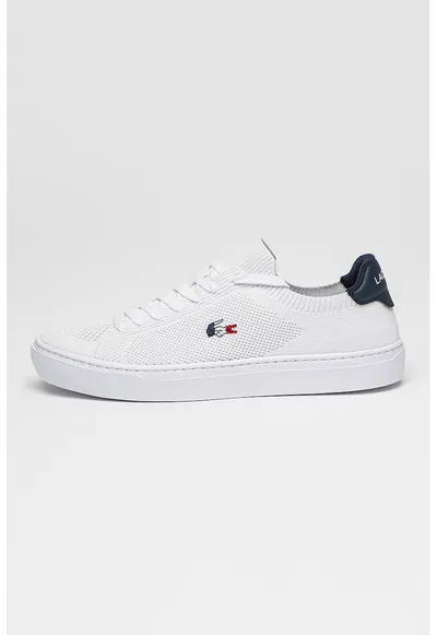 Pantofi sport slip-on LA Pique 2.0 - Alb optic/Bleumarin