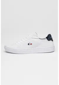 Pantofi sport slip-on LA Pique 2.0 - Alb optic/Bleumarin