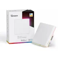 Intrerupator Smart Sonoff T5-1C-86 WiF cu Full Touch (1 canal), Lumina LED 5A/1200W T5-1C-86 / 6920075740219