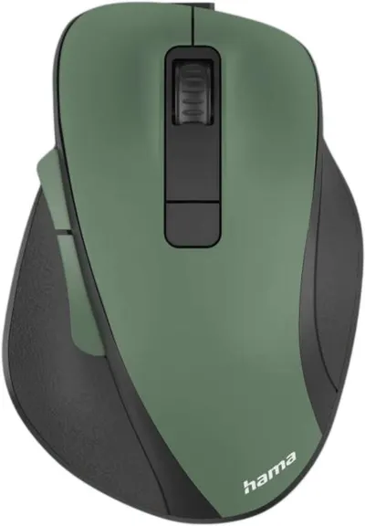 Mouse Hama - MW-500 Recharge, optică, wireless, negru/verde