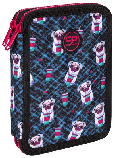 Penar școlar echipat Cool Pack Jumper - Dogs to go, cu 2 compartimente