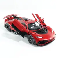 Automacheta Mercedes-Benz AMG One din Metal, 25 cm Usi si Elemente Mobile,Faruri, Stopuri si Bord Interior Luminate, Sunete Realiste, 25 cm, Volan Functional
