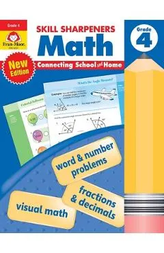 Skill Sharpeners: Math, Grade 4 Workbook