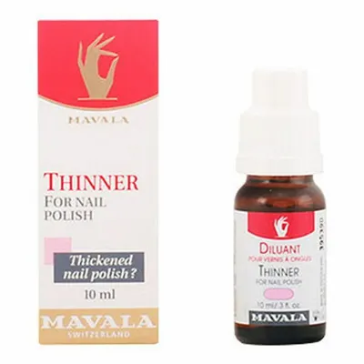 Subțietor lac unghii, Mavala, 10 ml, transparent