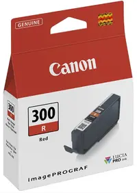 Cartuș de cerneală Canon PFI-300, pentru imagePROGRAF PRO-300, roşu