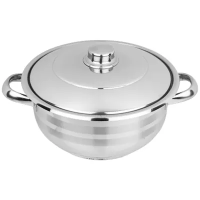 Oala Inox cu Capac, Diametru 22 cm, 4 l, Cocinera, Argintiu
