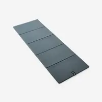 Saltea de fitness rezistentă și pliabilă 7mm, albastru gri