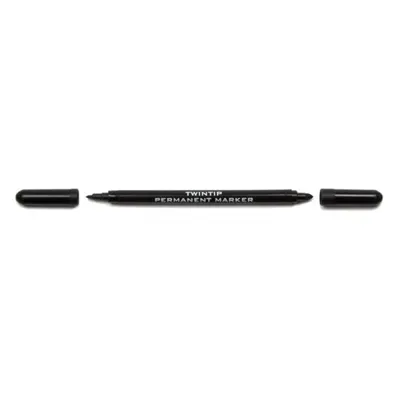 Marker Permanent cu 2 Capete, Negru