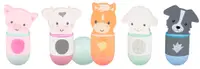 Pistă de bowling din lemn pentru copii Orange Tree Toys - animale de fermă