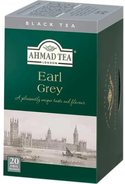 Earl Grey Ceai negru, 20 de pliculețe, Ahmad Tea