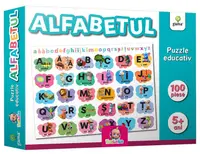 Alfabetul. Puzzle educativ 100 de piese