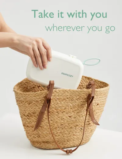 Kit perii si uscator mobil 7 in 1 Momcozy green