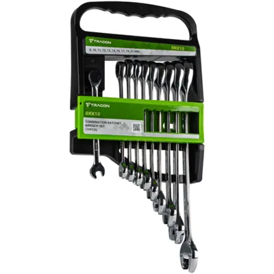 Set de chei combinate cu clichet 8,10,11,12,13,14,16,17,19,21mm