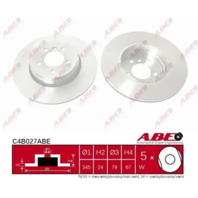 Disc frana ABE C4B027ABE