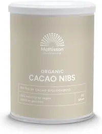 Organic Cacao Nibs, 150 g, Mattisson Healthstyle