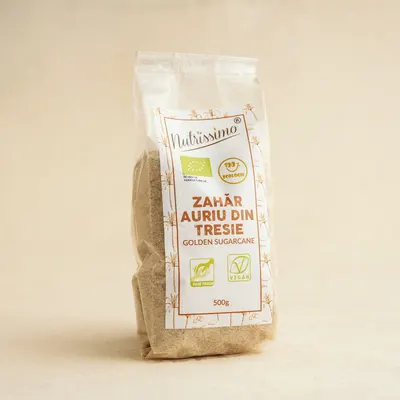Zahăr Auriu din trestie 500g ECO