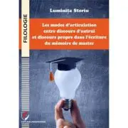 Les modes d’articulation entre discours d’autrui et discours propre dans l’ecriture du memoire de master