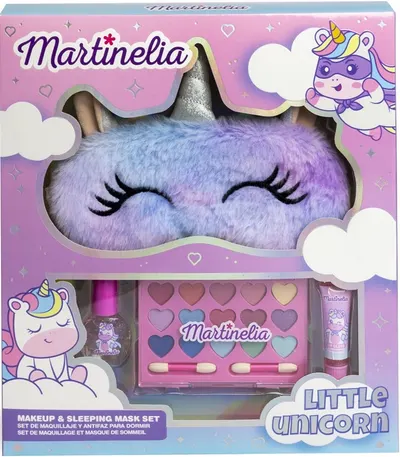Set cosmetice pentru copii Martinelia Lillte Unicorn - Cu mască de somn