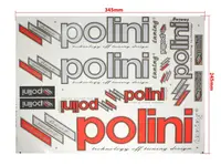Set autocolante Polini, culoare gri rosu
