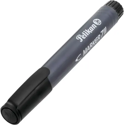 Marker permanent Pelikan - Negru, 2.00 mm