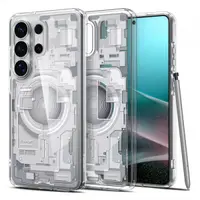 Husa MagSafe pentru Samsung Galaxy S26 Ultra S948, Spigen, Ultra Hybrid Zero One, Alba ACS10683
