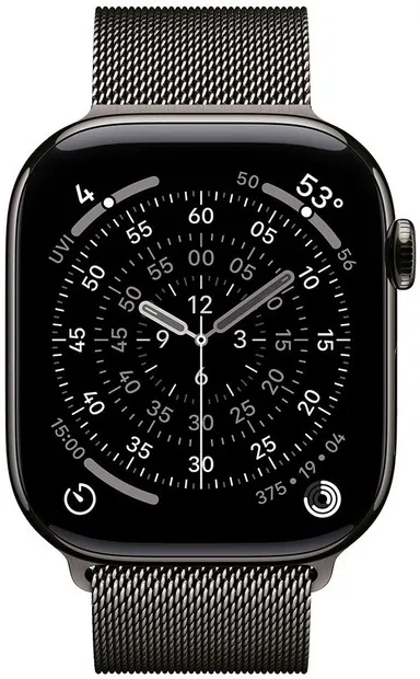 Smartwatch Apple - Watch S11 Cellular, 46 mm, S/M, Slate Titanium/Milanese Loop
