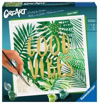 Set de pictură pe numere Ravensburger CreArt - Vibrații pozitive