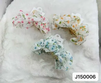 Clame Engros de Păr, Clește cu Design Floral, model J150006