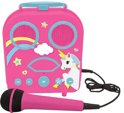 Boxă portabilă Lexibook - Unicorn BTC050UNI, roz